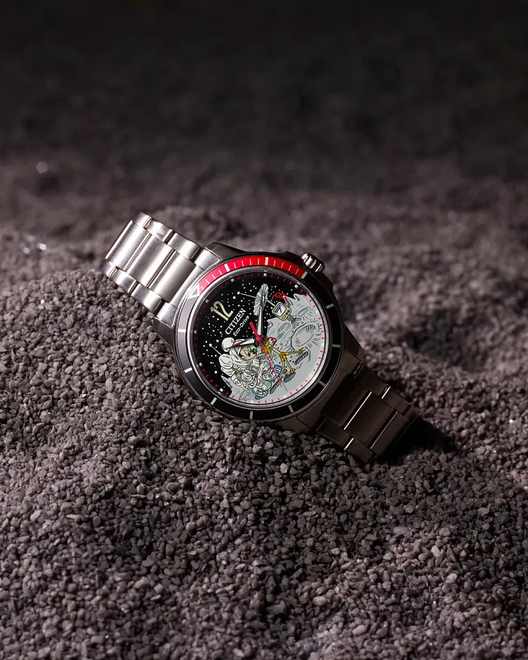 Mickey Astronaut Black Dial Stainless Steel Bracelet AW1709-54W Mickey Astronaut Black Dial Stainless Steel Bracelet AW1709-54W